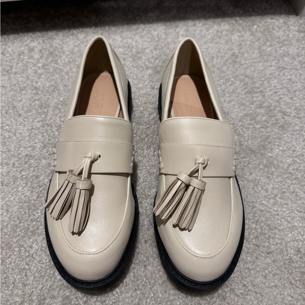 LOFT Tan Loafers